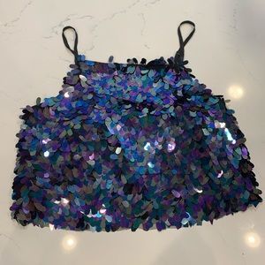 Night Out Sequin Crop Top!